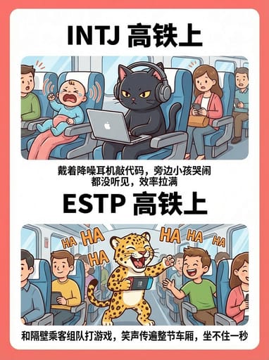 INTJ vs ESTP high speed rail